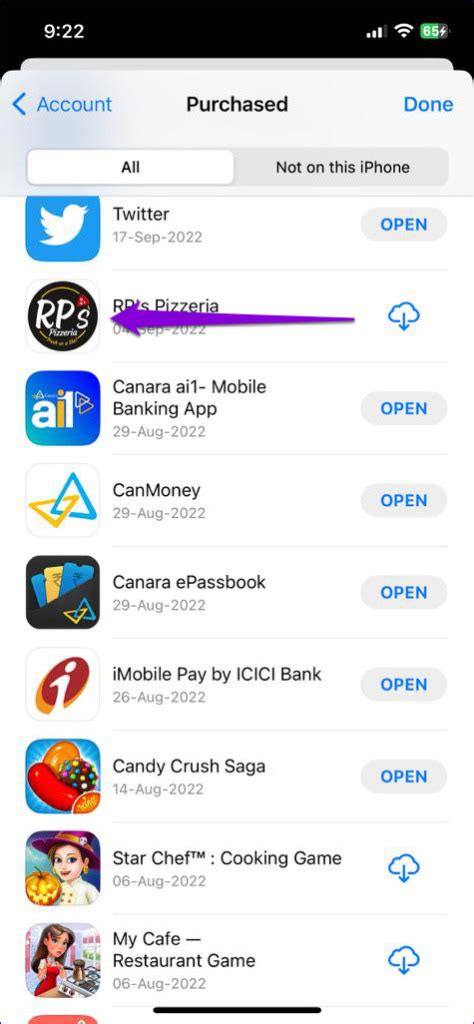 how to check downloads on app store|How to View and Manage Your Previously Downloaded Apps on .